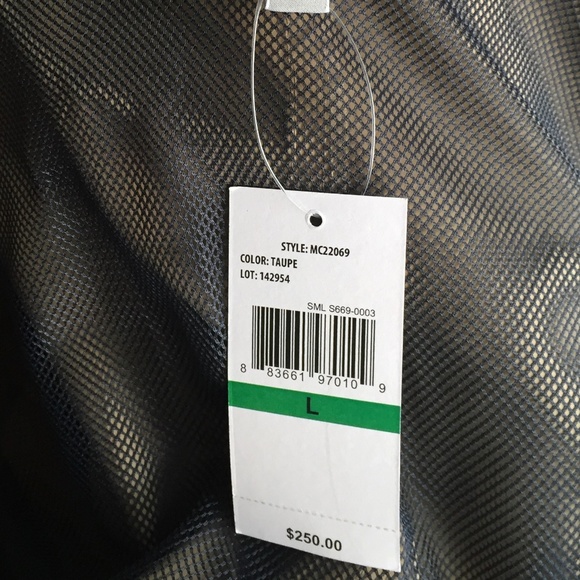 Michael Kors Beige Color Rain Jacket, Size L - Picture 6 of 8